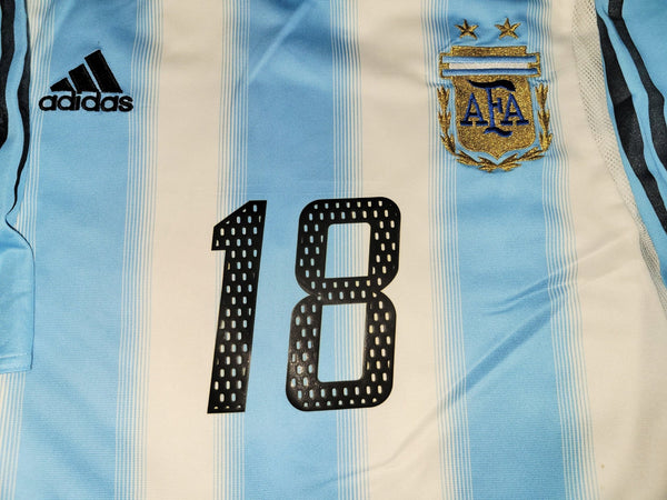 Messi Argentina 2004 2005 DEBUT Home Jersey Shirt Camiseta M SKU# 645789 Adidas