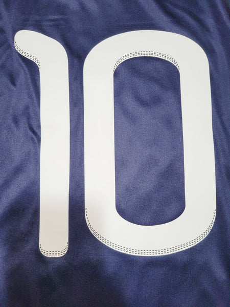 Messi Argentina 2011 2012 FRIENDLY Away Soccer Jersey Shirt L SKU# V88835 Adidas