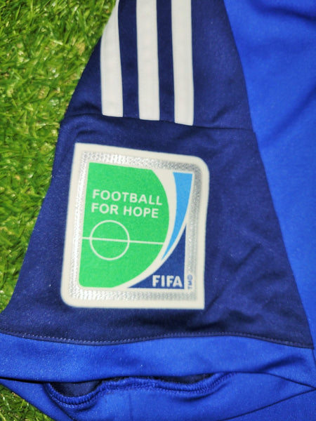 Messi Argentina 2014 WORLD CUP FINAL Away Jersey Shirt Camiseta BNWT L SKU# G75187 Adidas