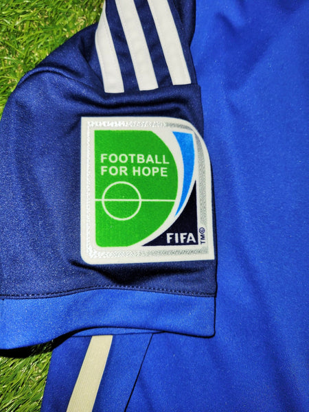 Messi Argentina 2014 WORLD CUP FINAL Away Jersey Shirt Camiseta BNWT M SKU# G75187 Adidas