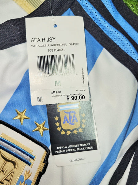 Messi Argentina 2014 WORLD CUP SEMIFINAL Jersey Shirt Camiseta BNWT M SKU# G74569 Adidas