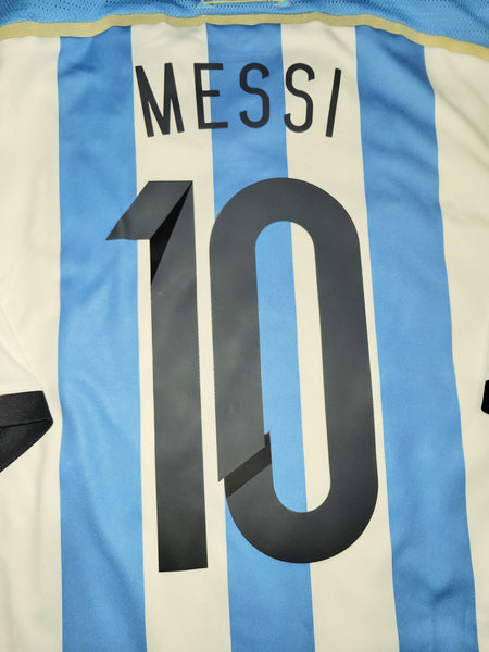 Messi Argentina 2014 WORLD CUP SEMIFINAL Jersey Shirt Camiseta XL SKU# G74569 Adidas