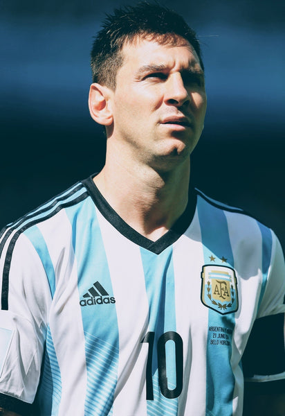 Messi Argentina 2014 WORLD CUP SEMIFINAL Long Sleeve Jersey Shirt Camiseta M SKU# M60406 Adidas
