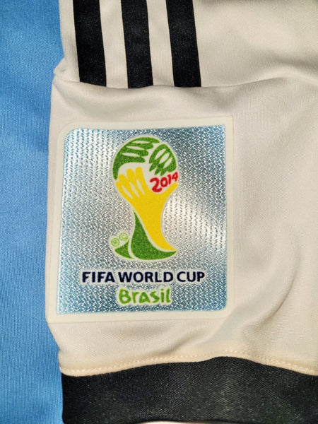 Messi Argentina 2014 WORLD CUP SEMIFINAL Soccer Jersey Shirt BNWT M SKU# D87311 Adidas