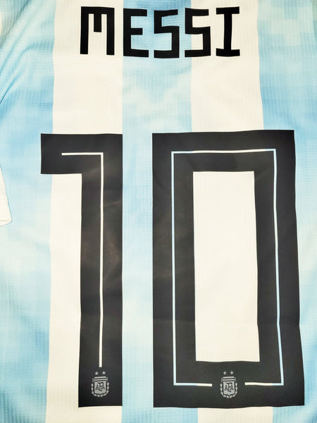 Messi Argentina 2018 WORLD CUP PLAYER ISSUE Soccer Jersey Shirt L SKU# BQ9329 Adidas