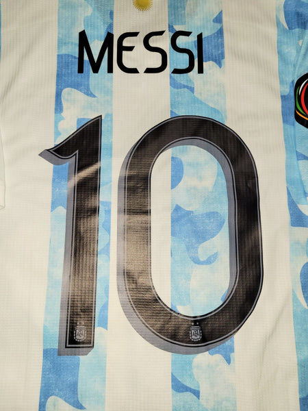 Messi Argentina 2020 2021 2022 FINALISSIMA PLAYER ISSUE Heat.Rdy Home Jersey Shirt Camiseta M SKU# FS6568 foreversoccerjerseys