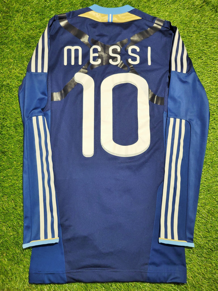 Messi Argentina COPA AMERICA TECHFIT PLAYER ISSUE 2011 Away Jersey Shi –  foreversoccerjerseys