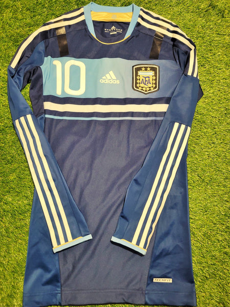 Messi Argentina COPA AMERICA TECHFIT PLAYER ISSUE 2011 Away Jersey Shirt Camiseta S SKU# V32087 Adidas