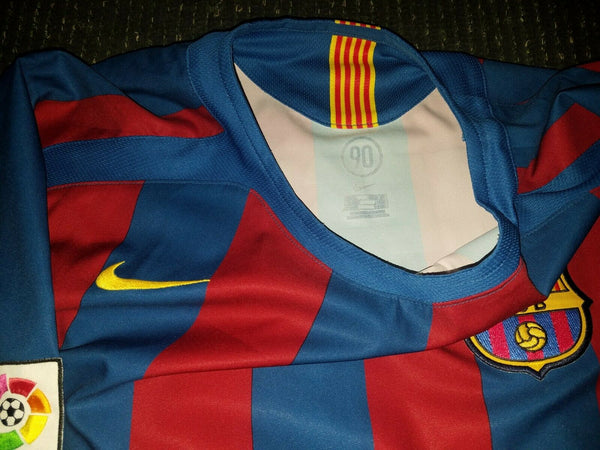 Messi Barcelona 2005 2006 Jersey Shirt Camiseta Maglia Trikot XL - foreversoccerjerseys