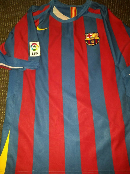 Messi Barcelona 2005 2006 Jersey Shirt Camiseta Maglia Trikot XL - foreversoccerjerseys