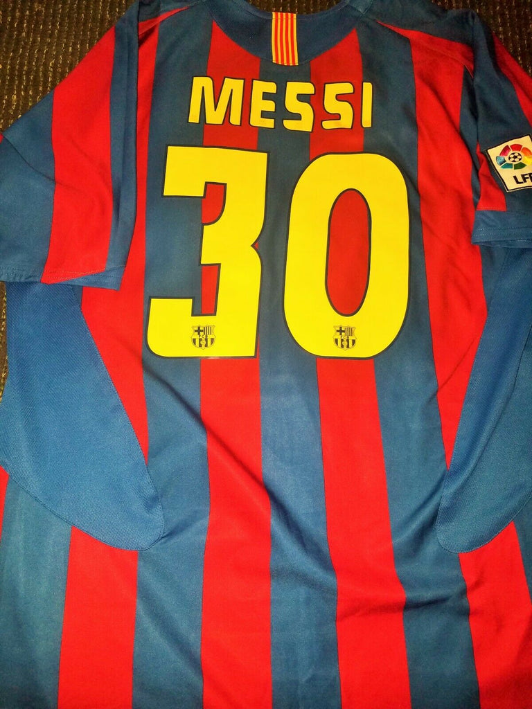 Messi Barcelona 2005 2006 Jersey Shirt Camiseta Maglia Trikot XL - foreversoccerjerseys