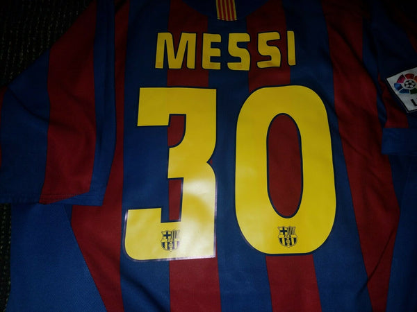 Messi Barcelona 2005 2006 Jersey Shirt Camiseta Maglia Trikot XL - foreversoccerjerseys