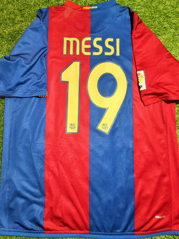 Messi Barcelona 2006 2007 Home Jersey Shirt Camiseta Maglia L SKU# 146980-426 foreversoccerjerseys