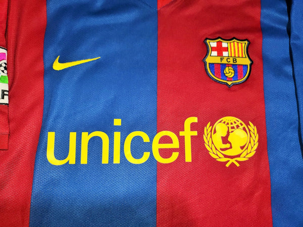 Messi Barcelona 2006 2007 Home Jersey Shirt Camiseta Maglia L SKU# 146980-426 foreversoccerjerseys