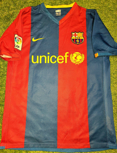 Messi Barcelona 2006 - 2007 Home Jersey Shirt Camiseta Maglia M SKU# 146980-426 foreversoccerjerseys