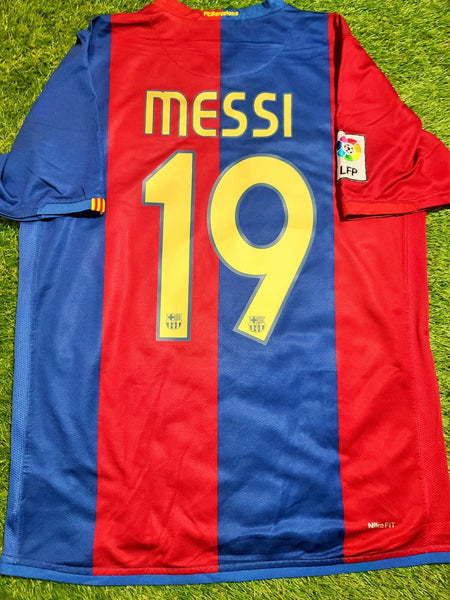 Messi Barcelona 2006 - 2007 Home Jersey Shirt Camiseta Maglia M SKU# 146980-426 foreversoccerjerseys