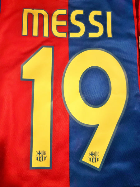 Messi Barcelona 2006 - 2007 Home Jersey Shirt Camiseta Maglia M SKU# 146980-426 foreversoccerjerseys