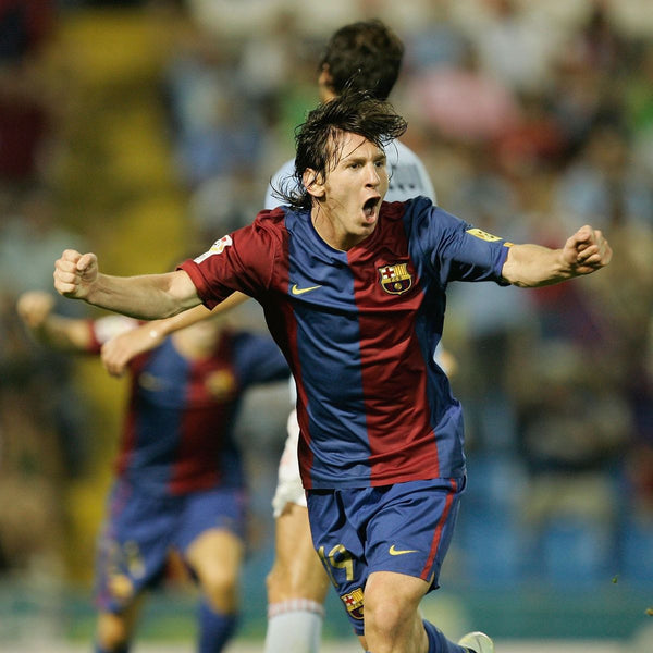 Messi Barcelona 2006 2007 Home Nike Jersey Shirt Camiseta L SKU# F6AOM 146980 Nike