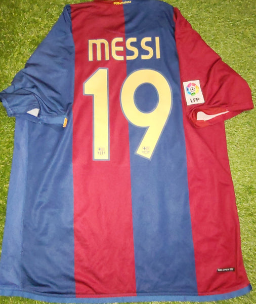 Messi Barcelona 2006 2007 Home Nike Jersey Shirt Camiseta XL SKU# F6AOM 146980 foreversoccerjerseys