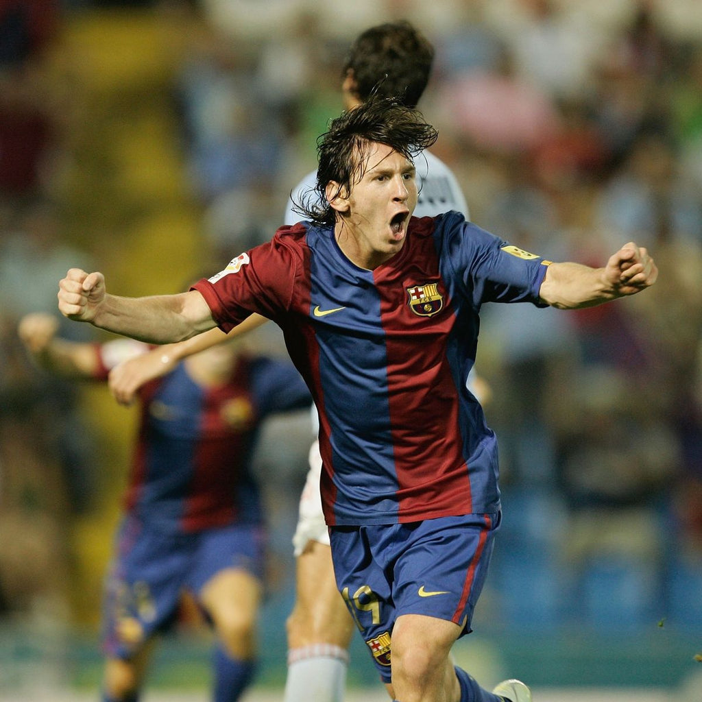 Messi Barcelona TREBLE SEASON 2008 2009 Home Jersey Shirt Camiseta XL SKU#  286784-655
