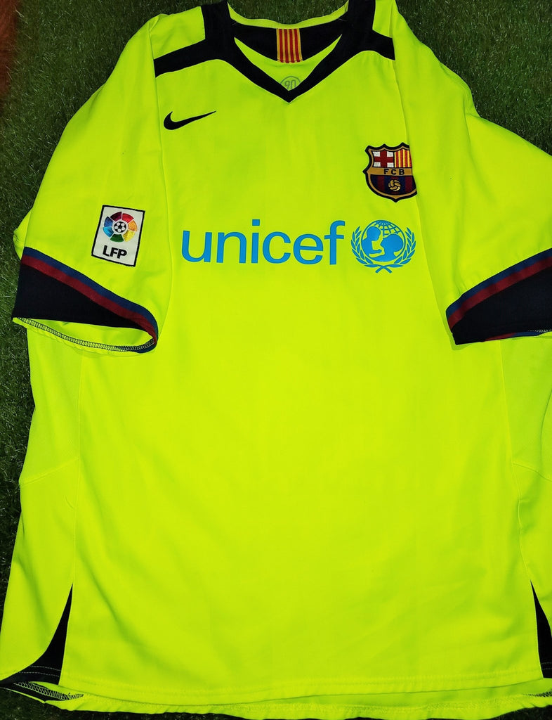 FC Barcelona 2006-2007 Home Long-Sleeve Football Shirt [As Worn By Eto Messi Ronaldinho FC Barcelona 2006-2007 Home Long-Sleeve Football Shirt [As Worn By Eto Messi Ronaldinho
