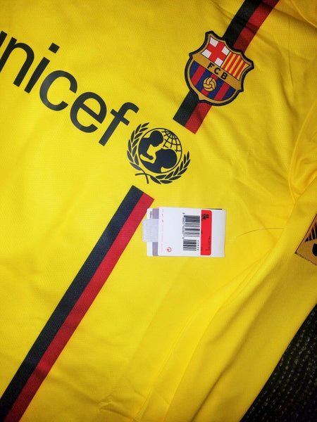 Messi Barcelona 2008 2009 TREBLE SEASON LS Jersey Shirt Camiseta L BNWT - foreversoccerjerseys