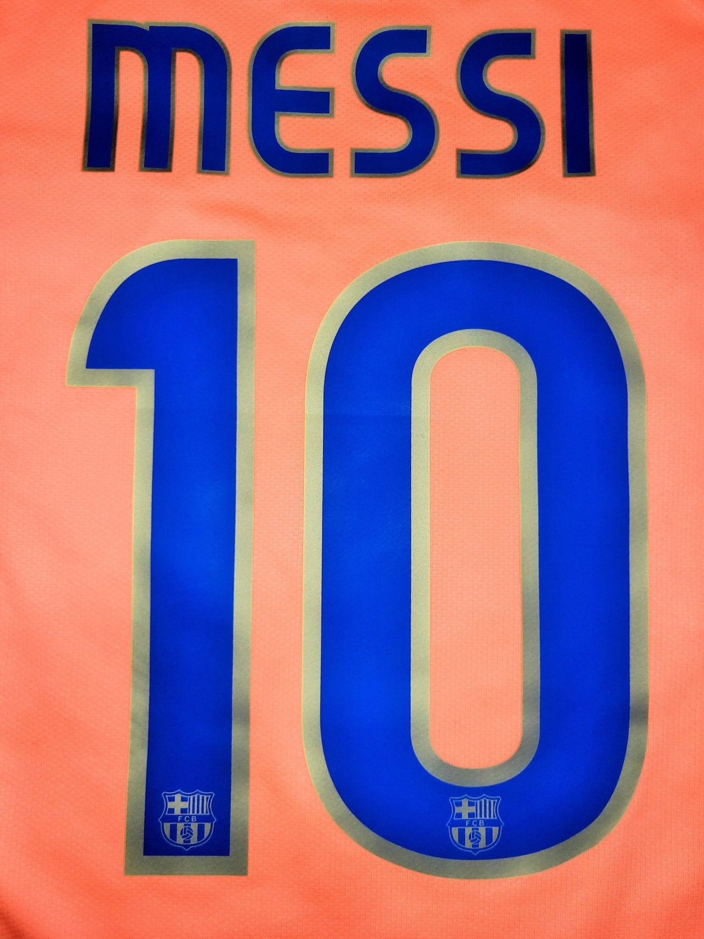 Messi Barcelona 2009 2010 Away Soccer Jersey Shirt M SKU# 355020-870 Nike