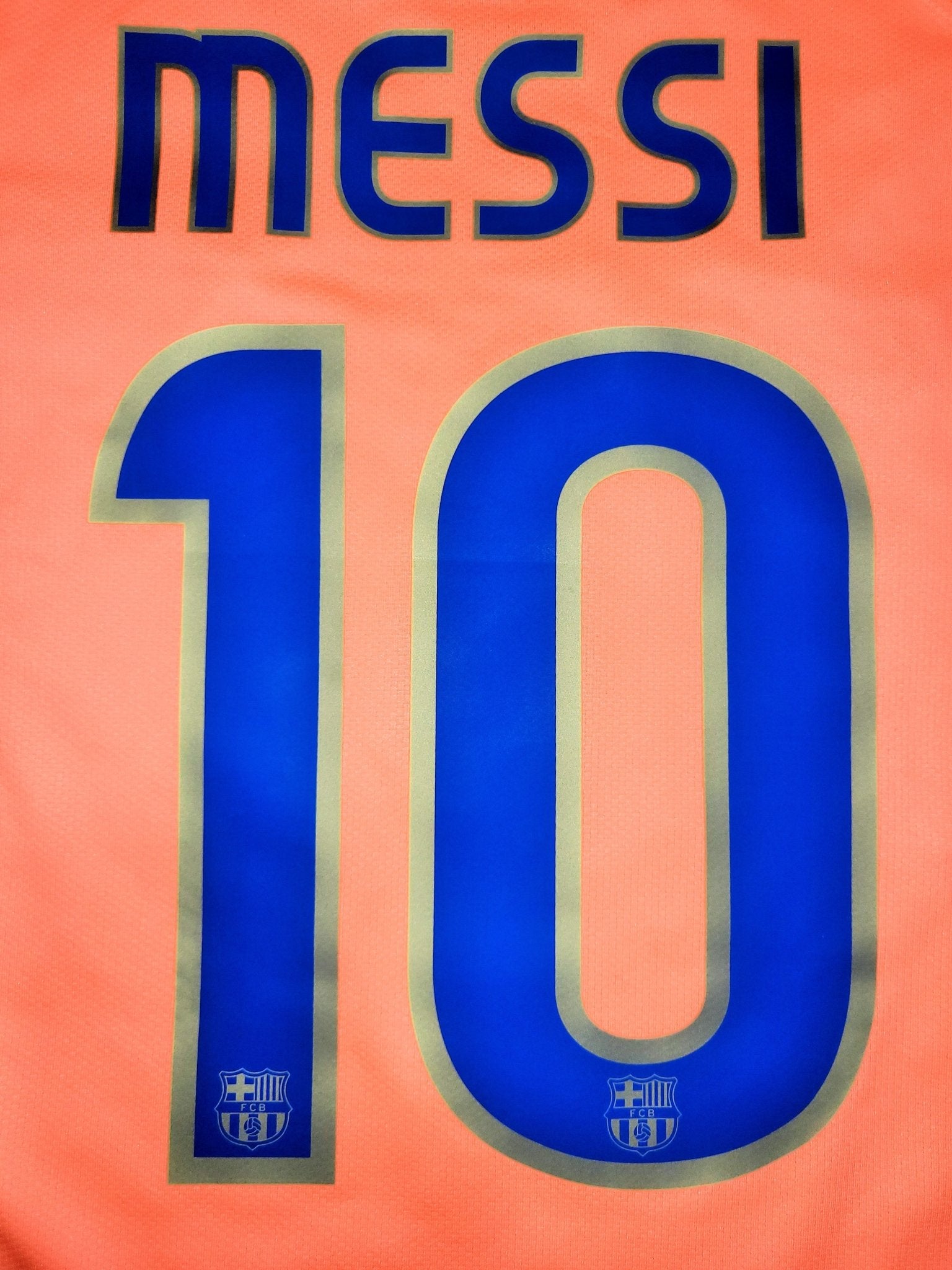 Messi Barcelona 2009 2010 Away Soccer Jersey Shirt M SKU# 355020-870 Nike
