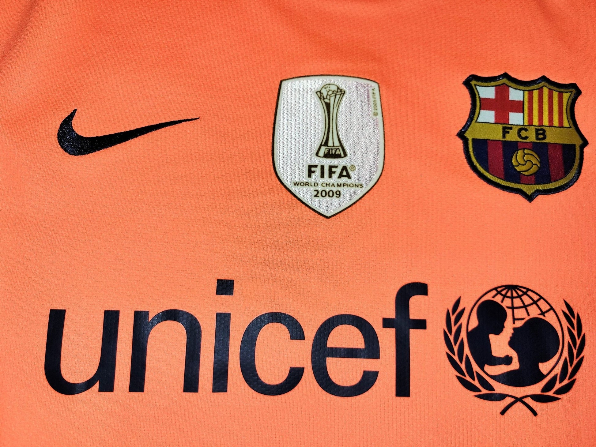 Messi Barcelona 2009 2010 Away Soccer Jersey Shirt M SKU# 355020-870 Nike
