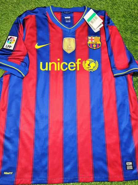 Messi Barcelona 2009 2010 Home Jersey Shirt Camiseta BNWT XL SKU# 343808-496 Nike