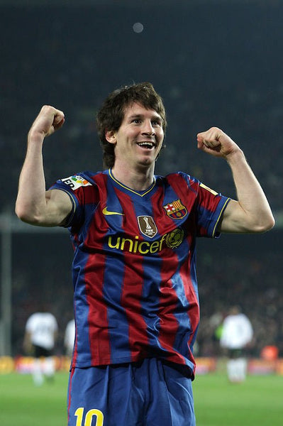 Messi Barcelona 2009 2010 Home Jersey Shirt Camiseta Maglia L SKU# 343808-496 foreversoccerjerseys