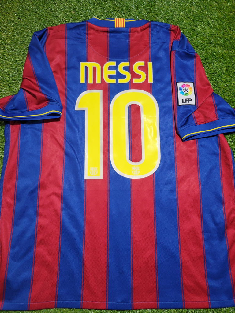 Messi Barcelona 2009 2010 Home Jersey Shirt Camiseta XL SKU# 343808-496 Nike