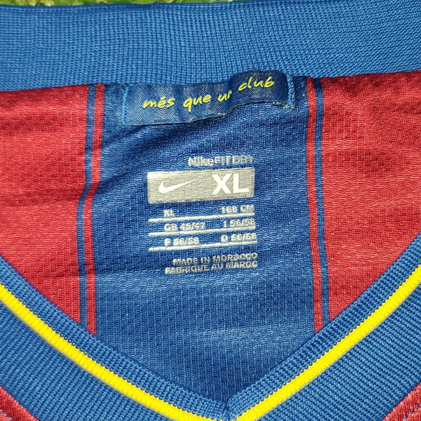 Messi Barcelona 2009 2010 Home Long Sleeve Jersey Shirt Camiseta XL SKU# 343812-496 foreversoccerjerseys