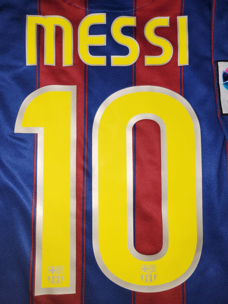 Messi Barcelona 2009 2010 Home Soccer Jersey Shirt M SKU# 343808-496 Nike