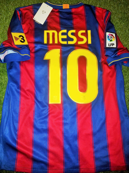 Messi Barcelona 2009 2010 Jersey Shirt Camiseta Maglia M BNWT SKU# 343808-496 foreversoccerjerseys