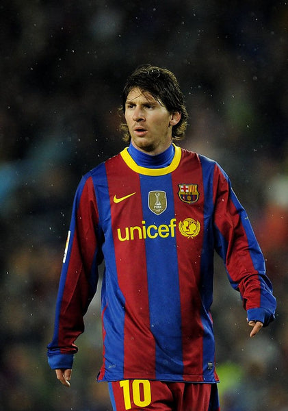 Messi Barcelona 2010 2011 Long Sleeve Jersey Shirt Camiseta L SKU# 382355-486 foreversoccerjerseys