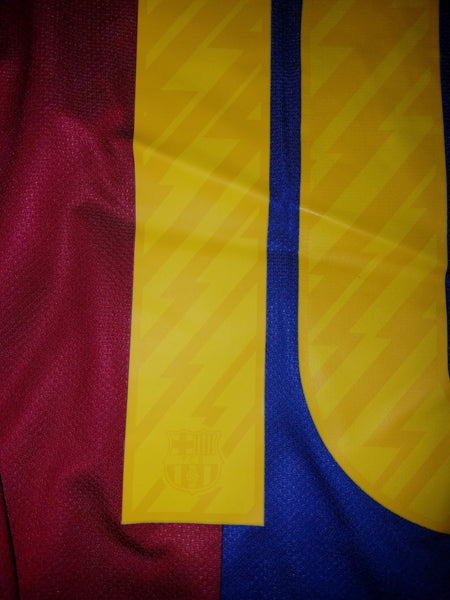 Messi Barcelona 2010 2011 Long Sleeve Jersey Shirt Camiseta M 382355-486 foreversoccerjerseys