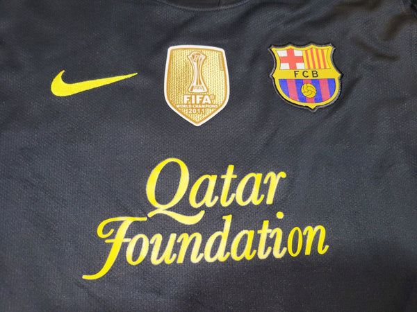 Messi Barcelona 2011 2012 Away Long Sleeve Jersey Shirt L SKU# 419881-010 Nike