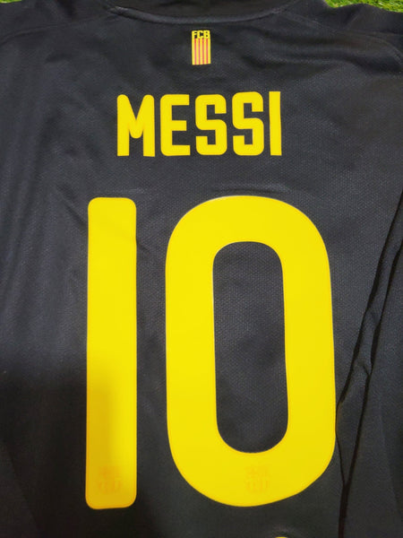 Messi Barcelona 2011 2012 Away Long Sleeve Jersey Shirt L SKU# 419881-010 Nike