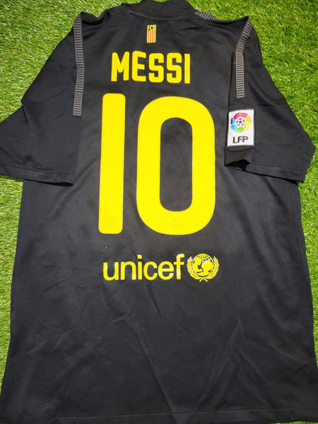 Messi Barcelona 2011 2012 Away Soccer Jersey Shirt M SKU# 419880-010 Nike