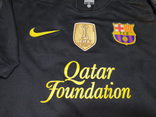 Messi Barcelona 2011 2012 Away Soccer Jersey Shirt M SKU# 419880-010 Nike