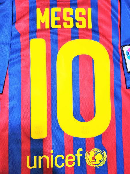 Messi Barcelona 2011 2012 Home Soccer Jersey Shirt BNWT M SKU# 419877-486 Nike