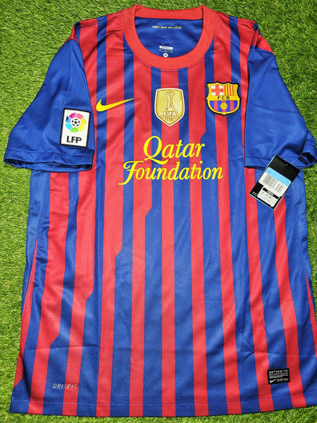 Messi Barcelona 2011 2012 Home Soccer Jersey Shirt BNWT M SKU# 419877-486 Nike