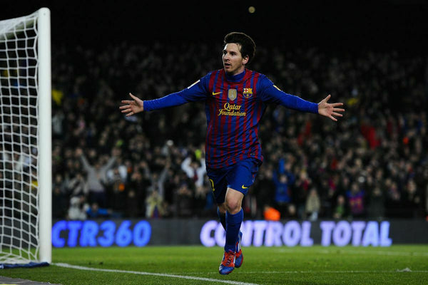 Messi Barcelona 2011 2012 Long Sleeve Jersey Shirt Camiseta Maglia  M - foreversoccerjerseys