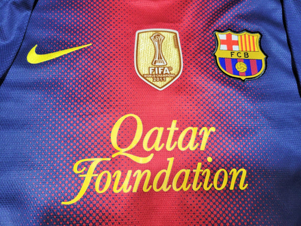 Messi Barcelona 2012 2013 Home Soccer Jersey Shirt XL SKU# 478323-410 Nike