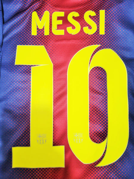 Messi Barcelona 2012 2013 Home Soccer Jersey Shirt XL SKU# 478323-410 Nike