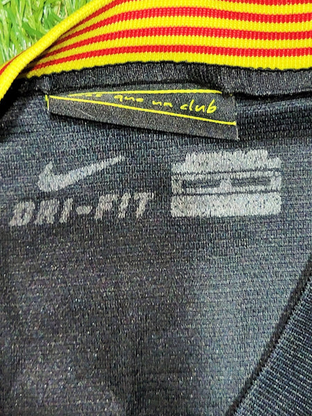 Messi Barcelona 2013 2014 Black Third Soccer Jersey Shirt M SKU# 532824-013 Nike
