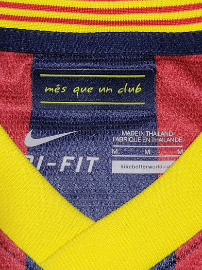 Messi Barcelona 2013 2014 PLAYER ISSUE CHINESE NEW YEAR Soccer Jersey Shirt BNWT M Nike