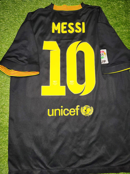 Messi Barcelona 2013 2014 Third Soccer Jersey Shirt L SKU# 532824-013 Nike