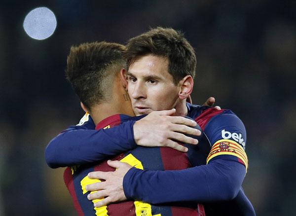 Messi Barcelona 2014 2015 TREBLE SEASON Jersey Shirt Camiseta XL SKU# 610594-422 Nike